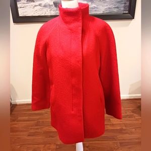 Talbot Petite Red Zipper Jacket Size 4